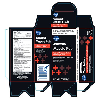 Carton Label (Kroger Ultra Muscle Rub Carton 1)
